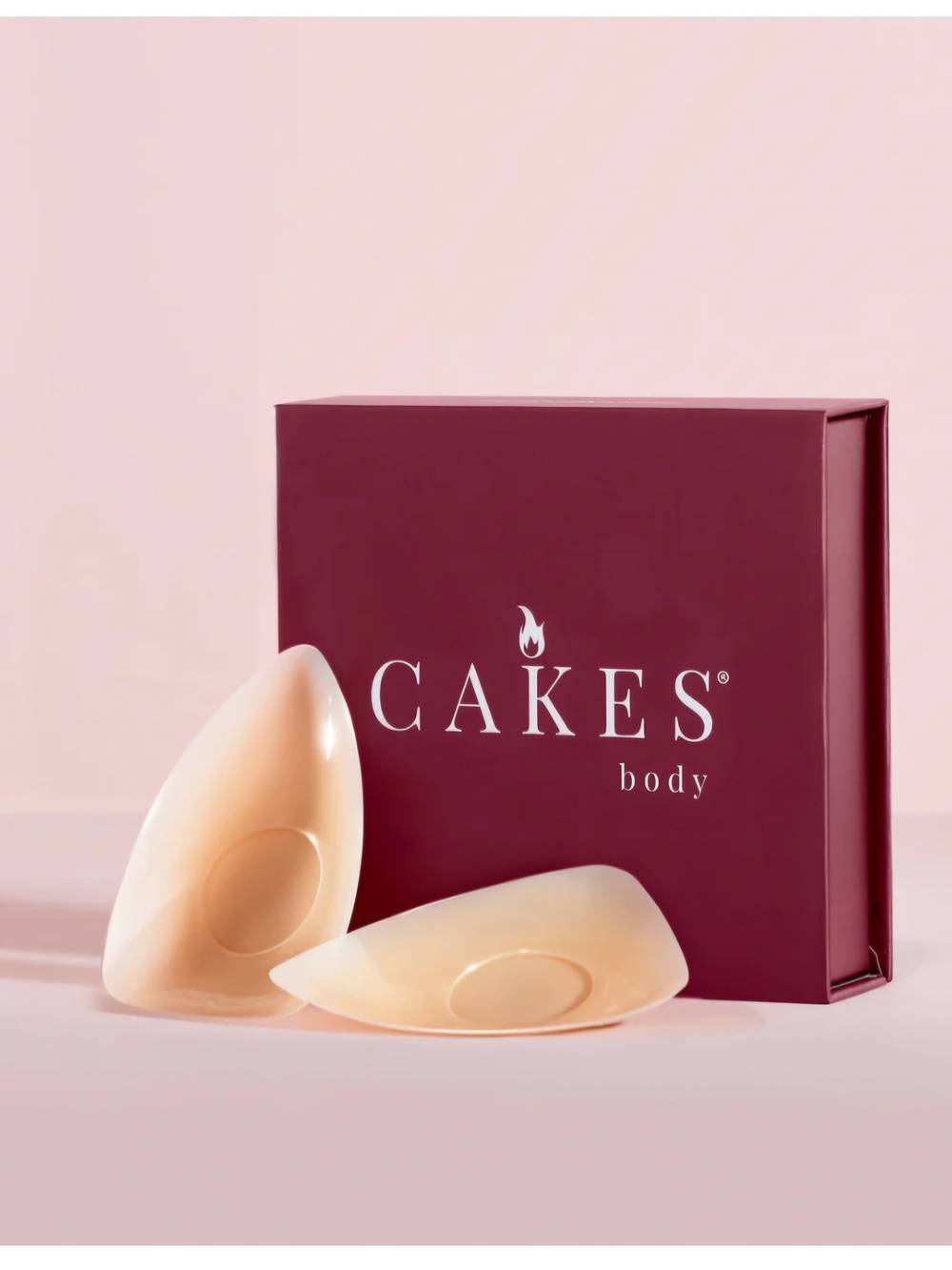 Cakes Triangle Silicone Sticky Nipple Covers Natural Nude OG